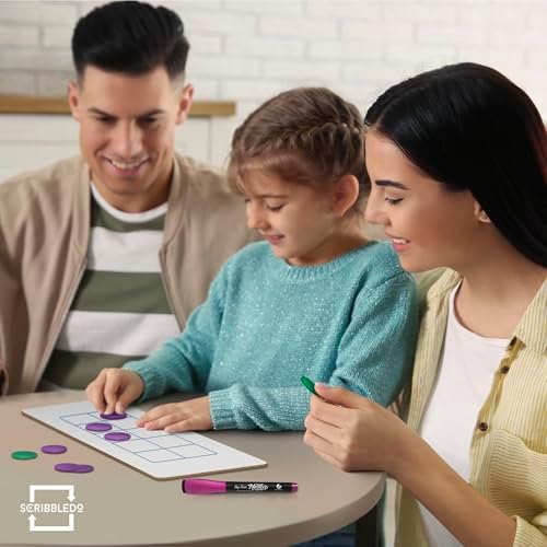 Double Sided 4" x 12" Dry Erase Ten Frame Board