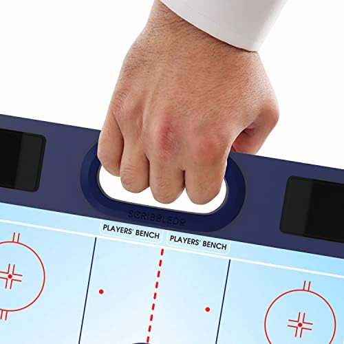 Hockey Coaching Board 15x10.5 Inch Double Sided with Markers