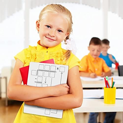 10 Pack Dry Erase Division White Boards 9 x 12 Inch Double Sided