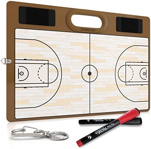 Basketball Dry Erase Whiteboard 15x10.5 Double Sided