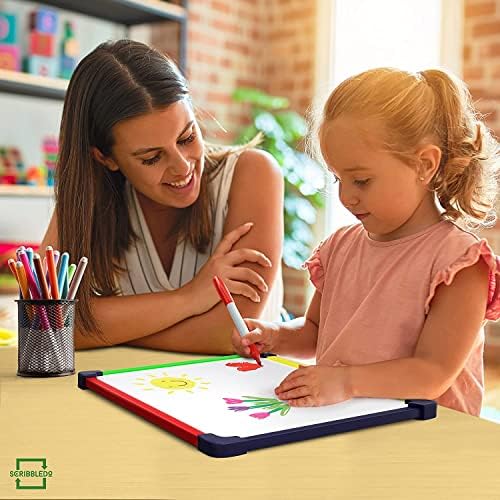 Portable 9"x12" Magnetic Mini Dry Erase Lapboard
