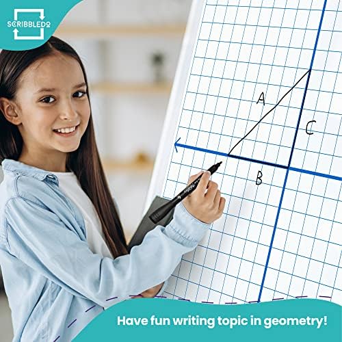 Magnetic Dry Erase XY Coordinate Plane Whiteboard 27" x 27