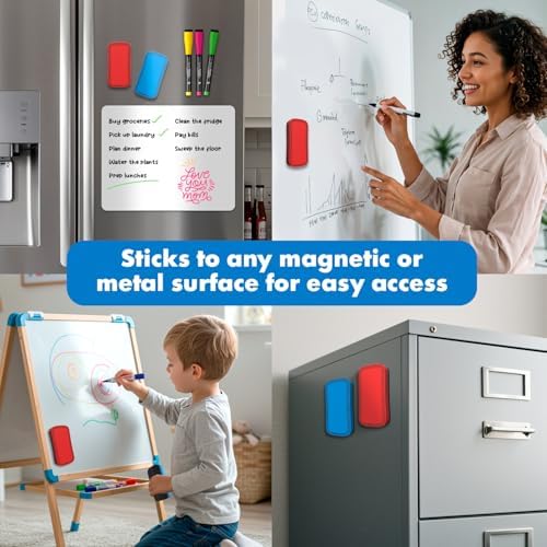 Magnetic Dry Erase Eraser (2 Pack)