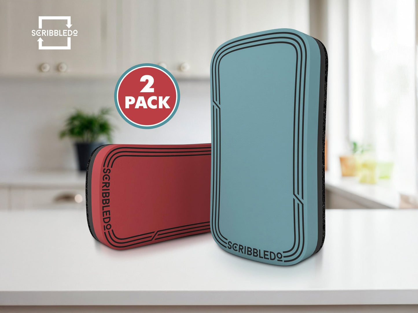 2 Pack Boho Dry Erase Erasers