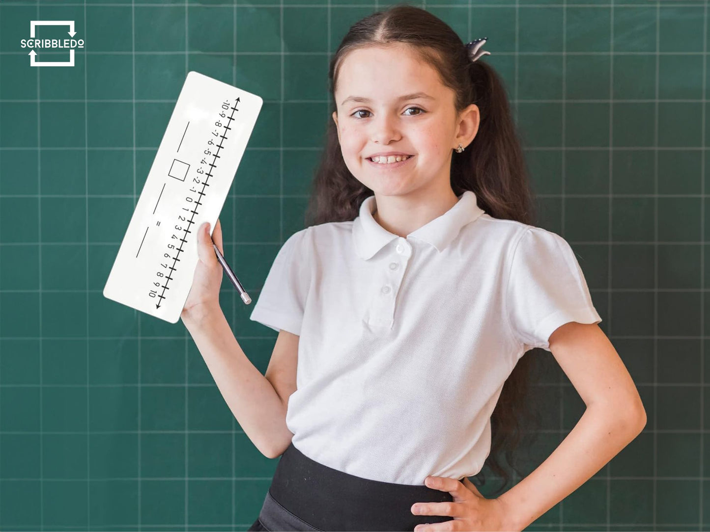 negative number line vertical