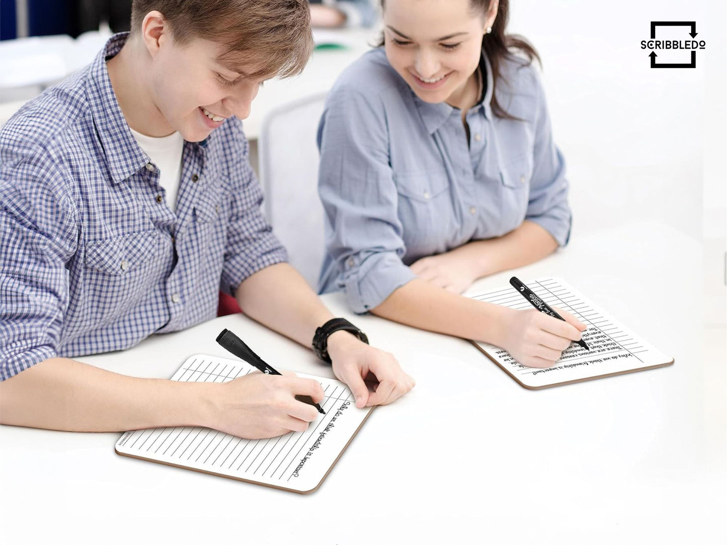 2 Pack Dry Erase College Ruled Notebook 5"x7"