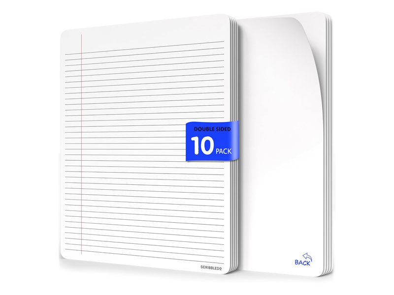 College Ruled Lined White Flexic Sheet 9"x12" (10 pc)