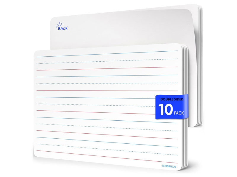 Small Lined White Flexic Sheet 9"x12" (10 pc)