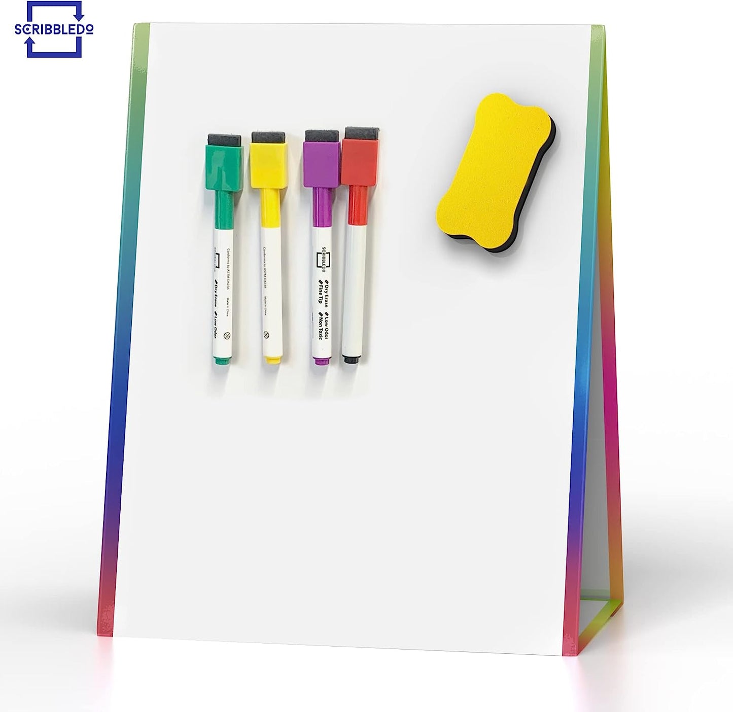 magnetic easel whiteboard with marker and eraser