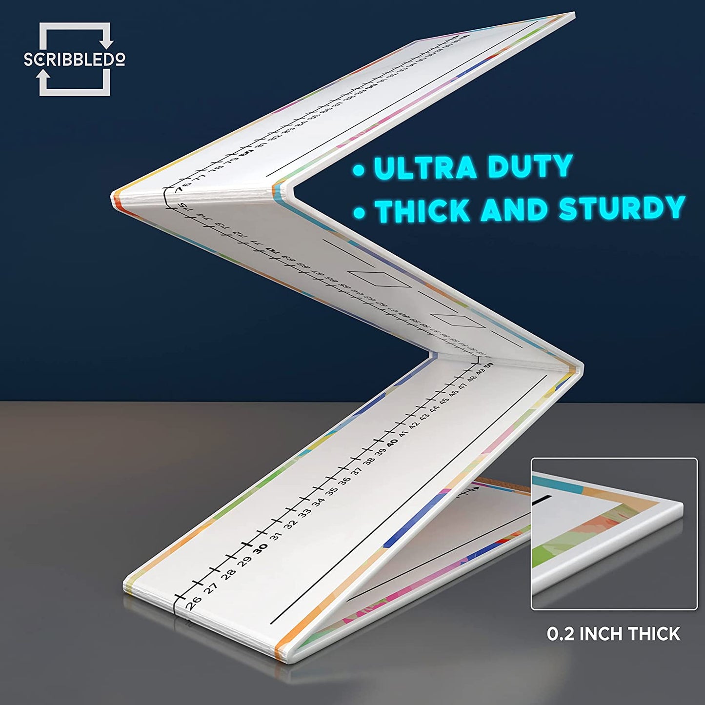 classroom number line dry erase board