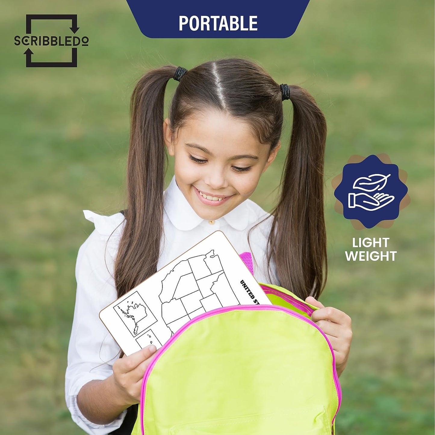 Portable Dry Erase United States Map