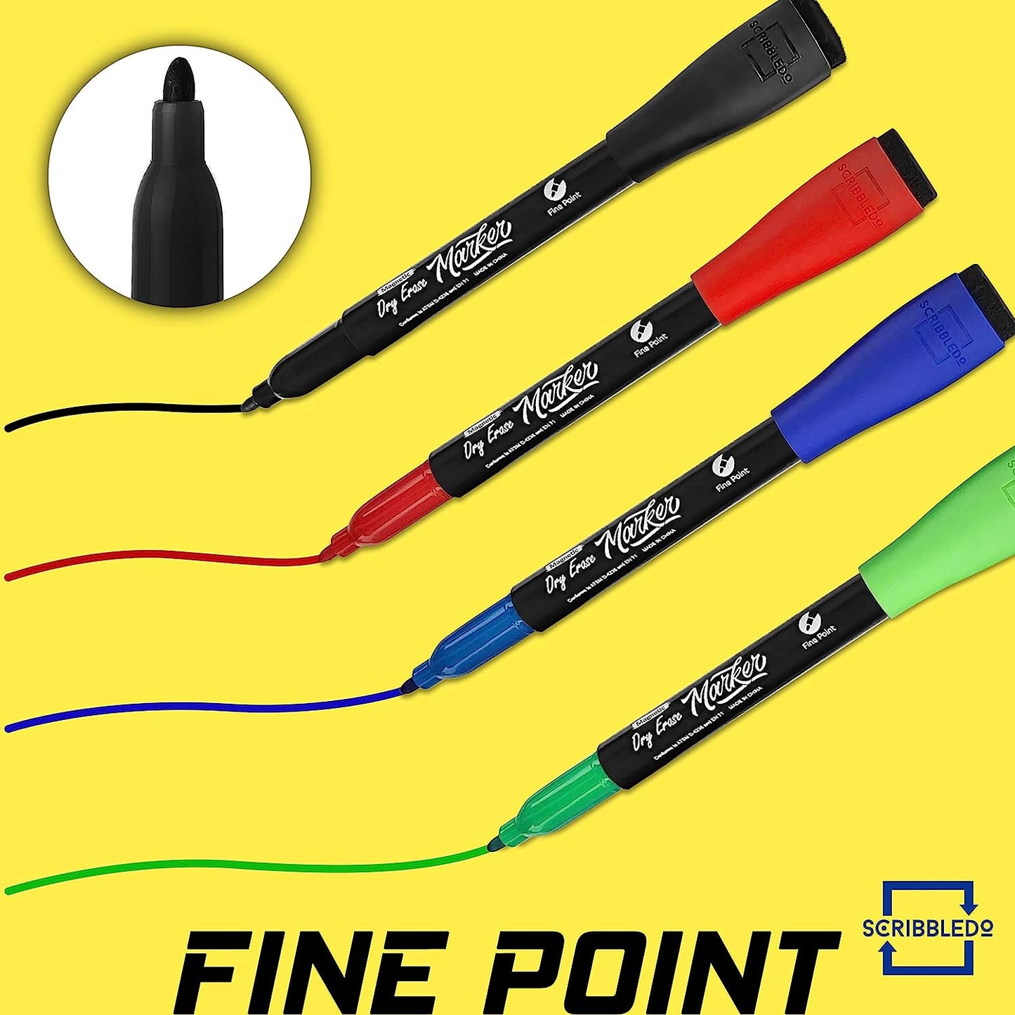 dry erase fine point markers magnetic  