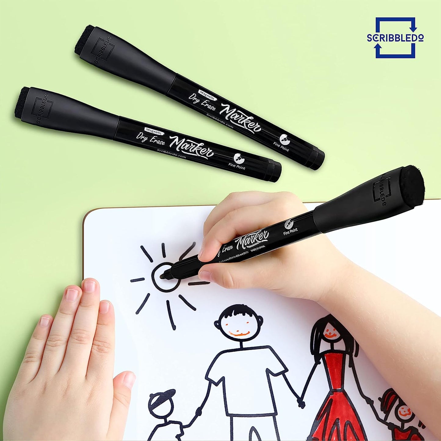 dry erase marker fine tip black for whiteboard