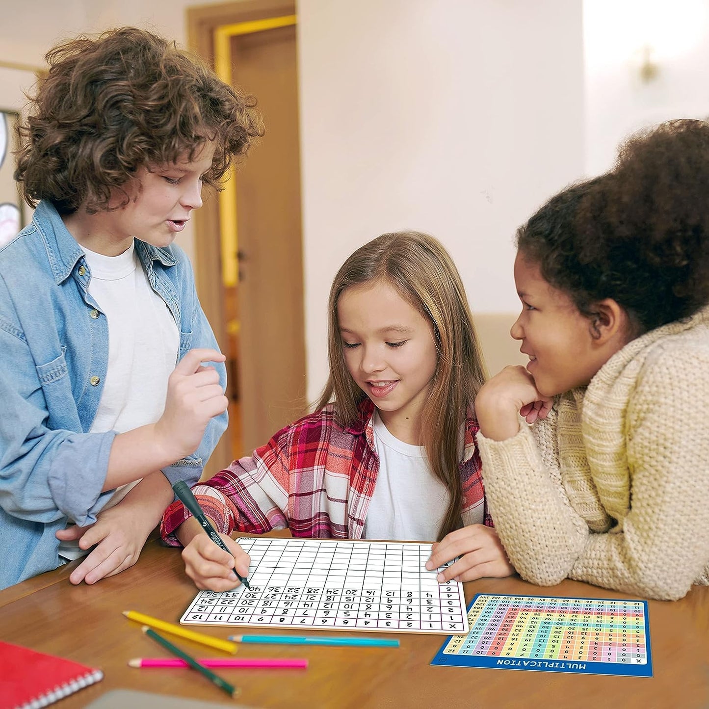 scribbledo multiplication chart table 11"x15" for practice