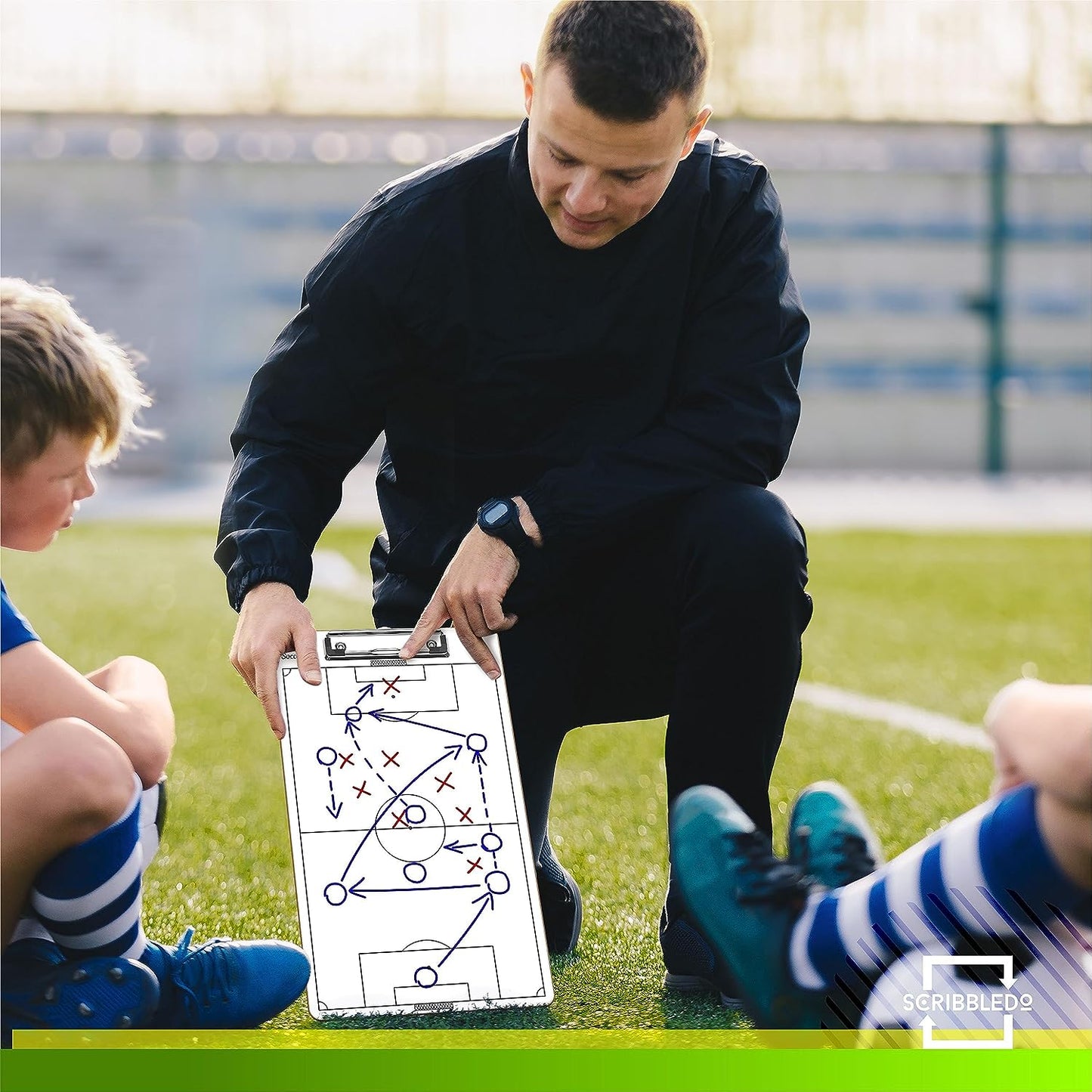 magnetic soccer coaching board 15"x9"