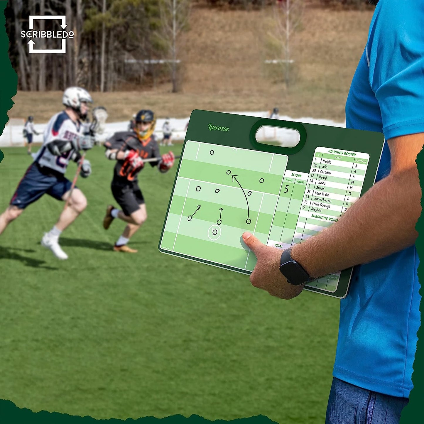 lacrosse coaching board for coach