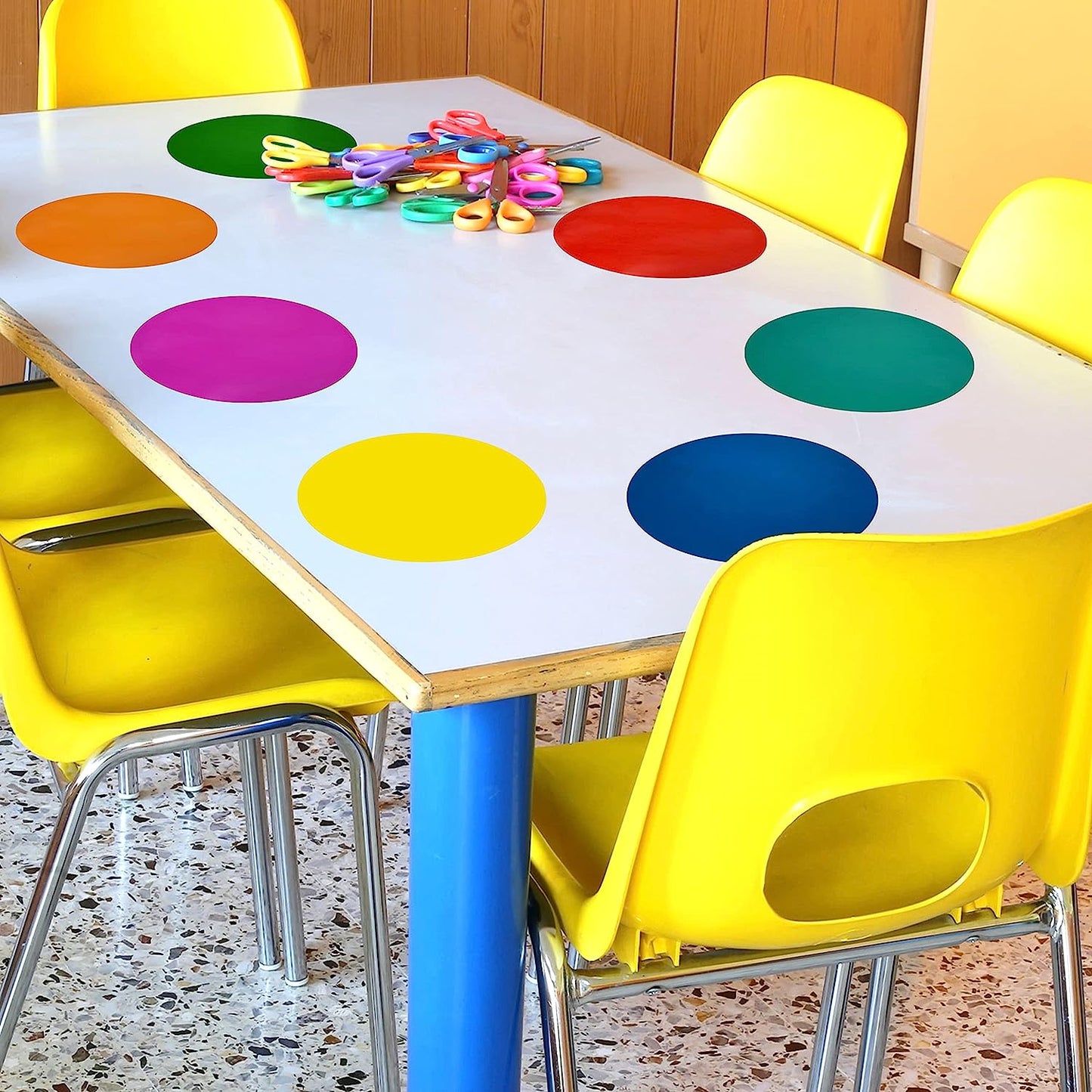 8 pack dry erase dots for tables