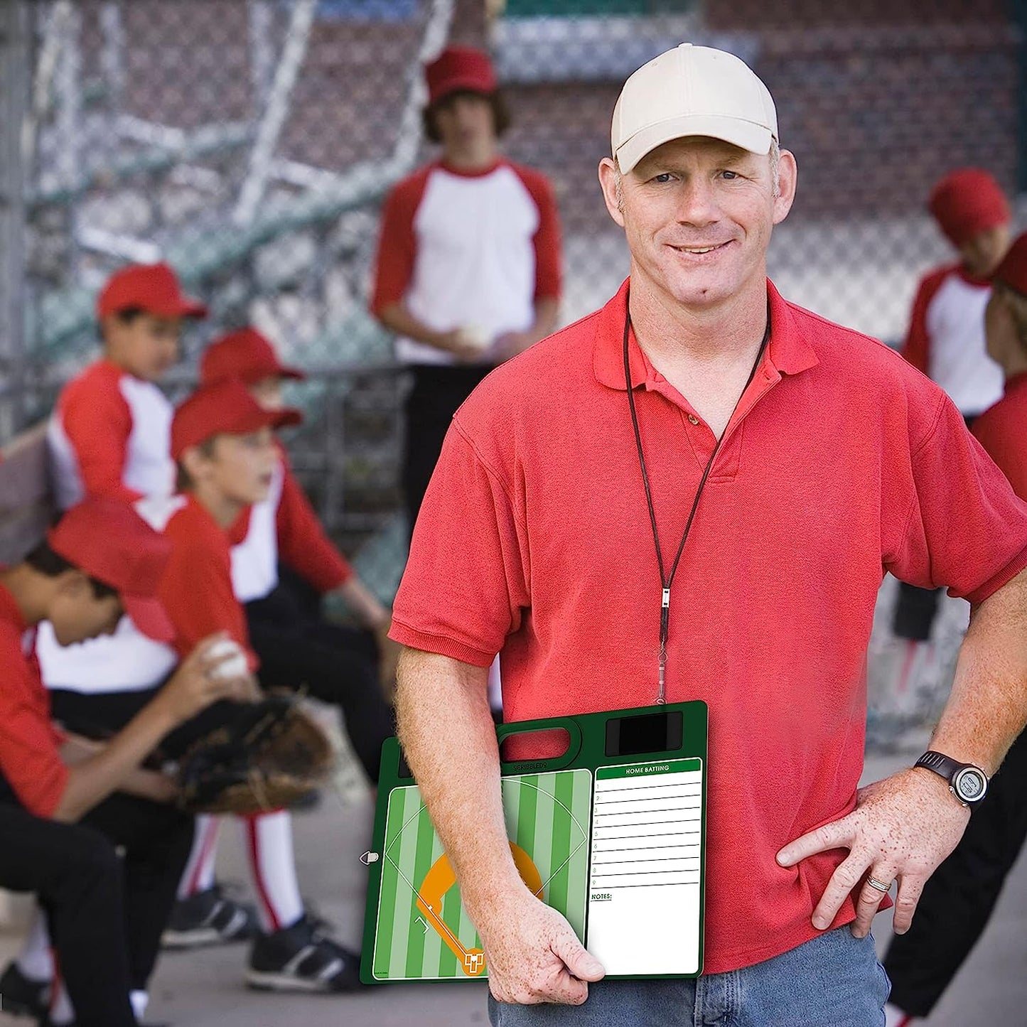 baseball double sided clipboard