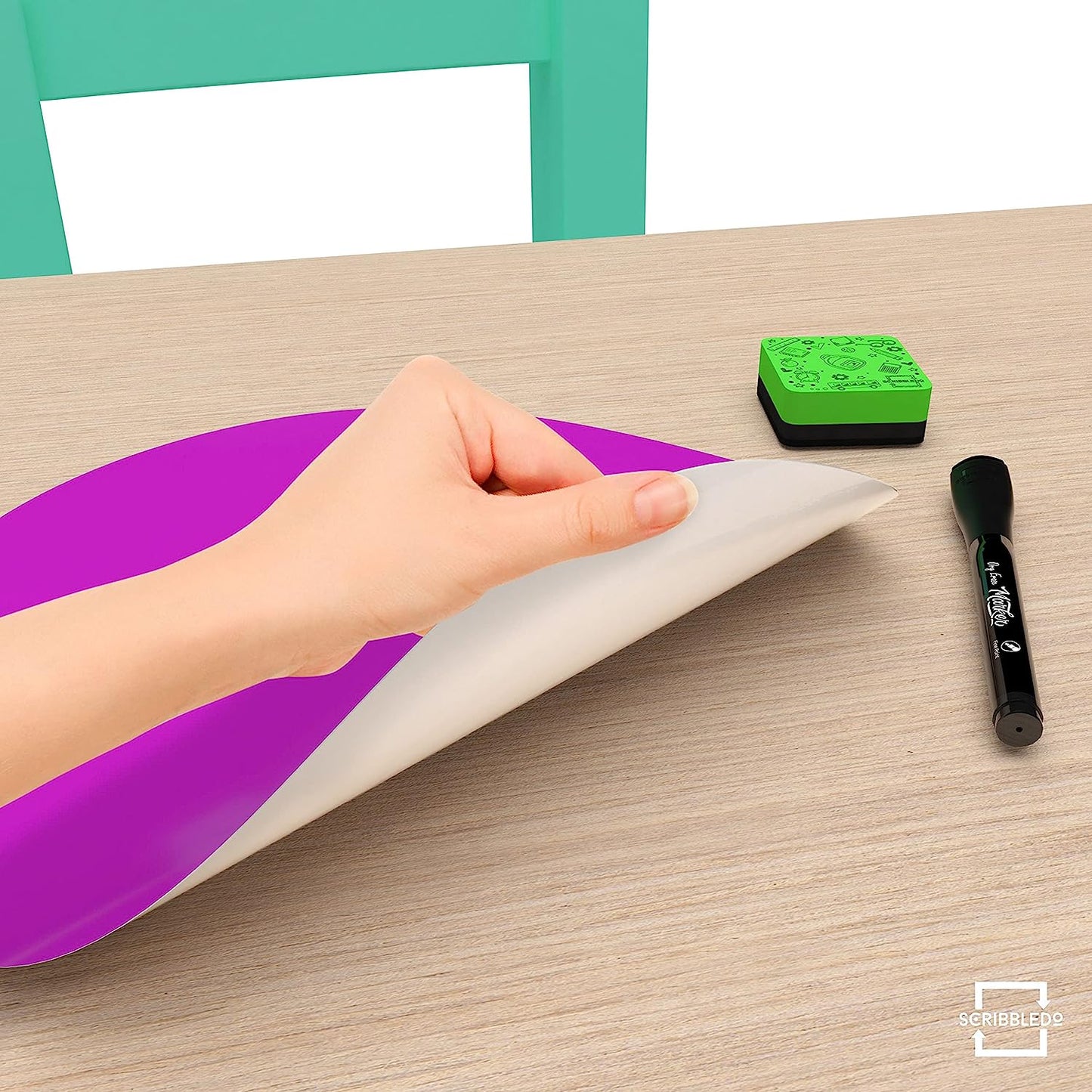 8 pack dry erase table dots