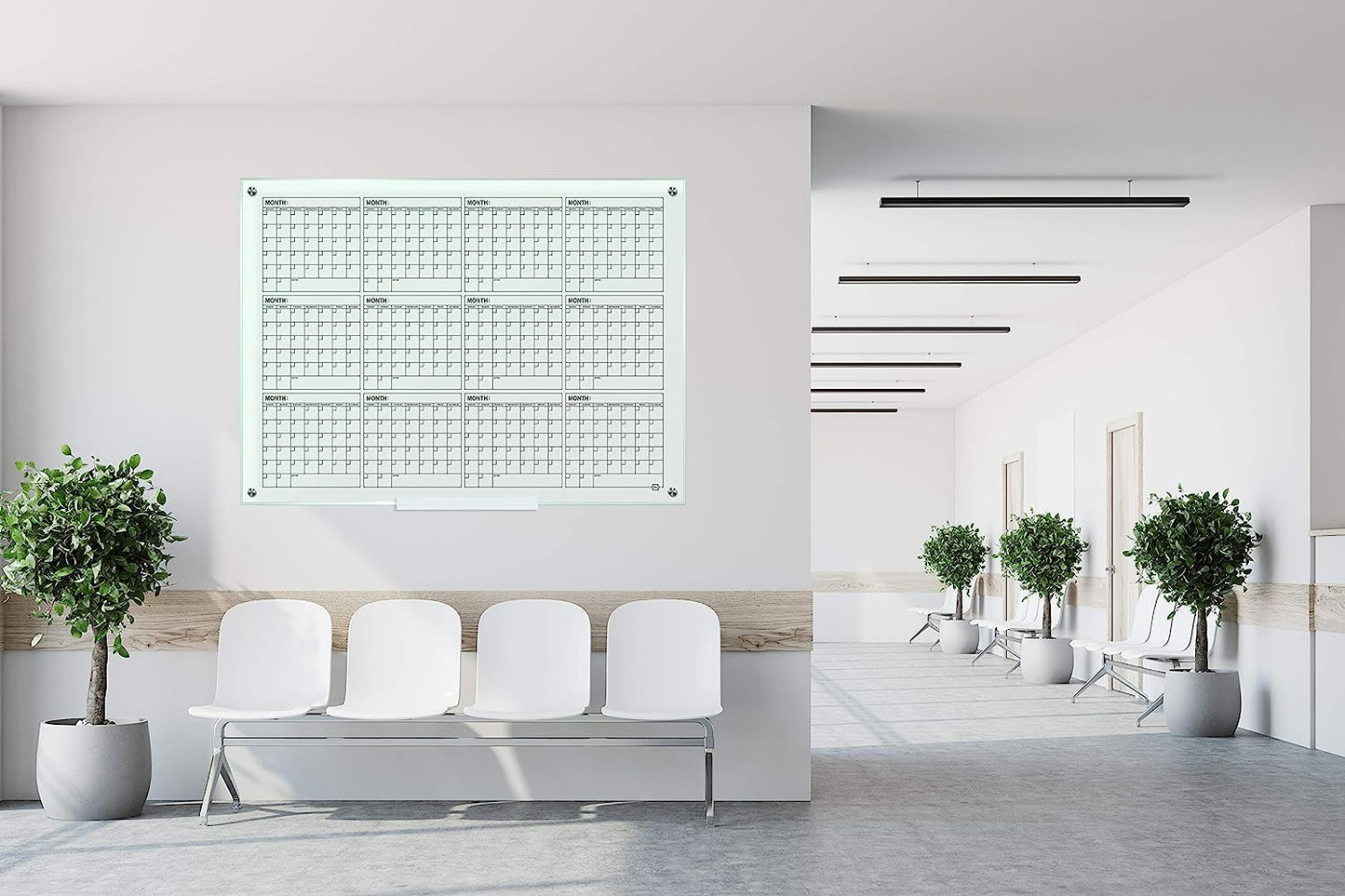 12 month dry erase wall calendar