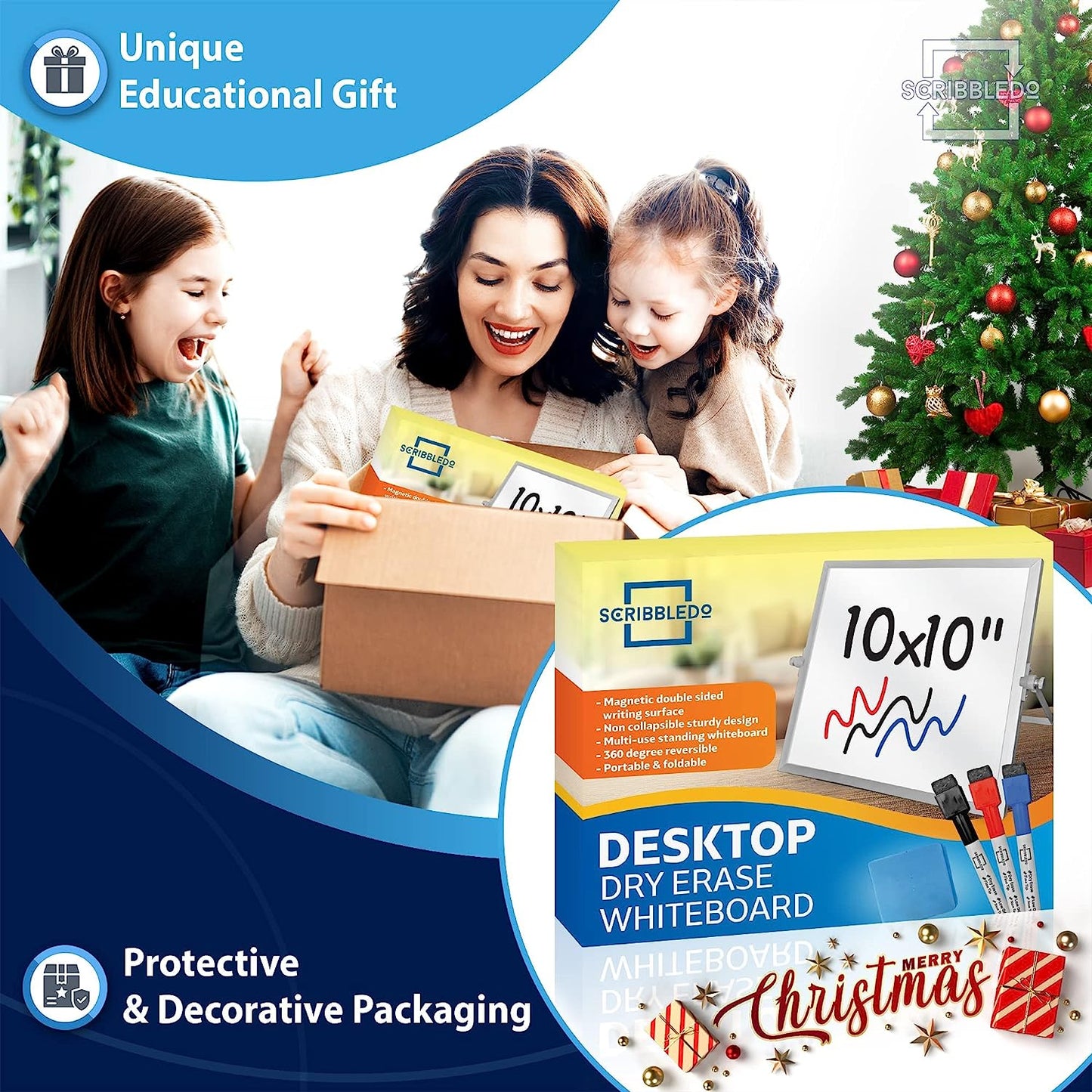 10x10 double sided easel stand with board