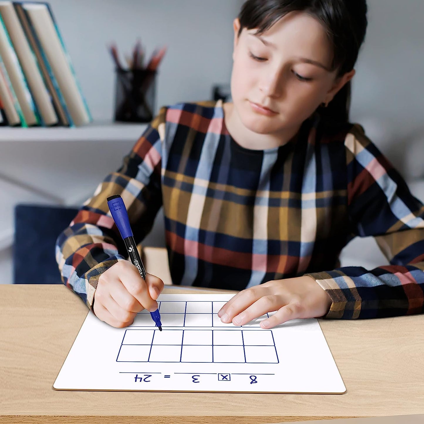 ten-frame math manipulatives board for math