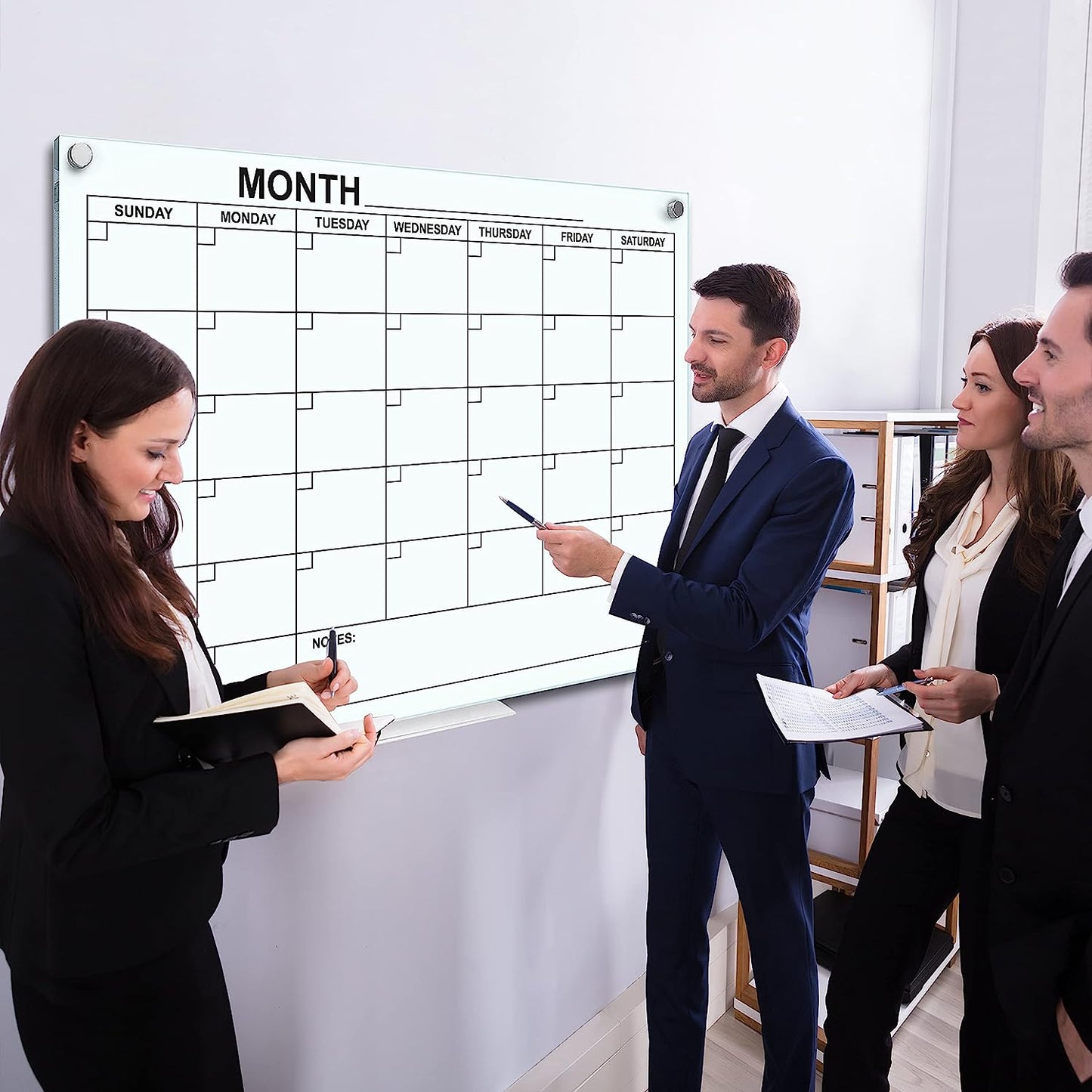 monthly planner whiteboard for offices 34x46