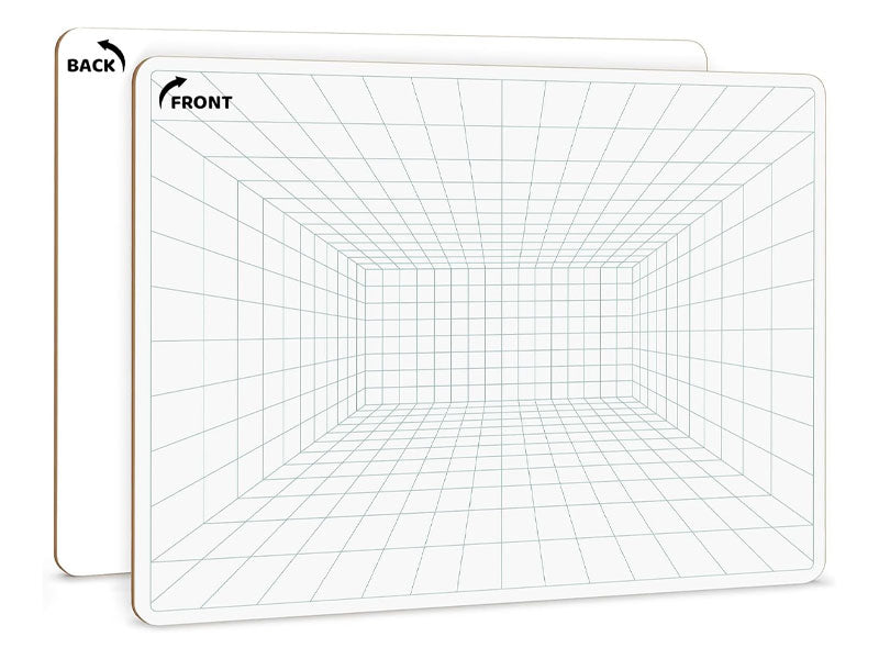 1 Point Perspective Grid 11"x14"