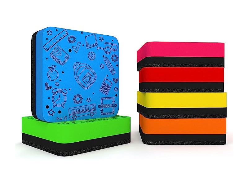 6 pack assorted colors dry eraser