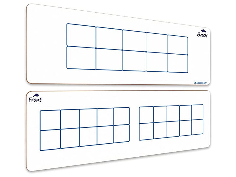 ten frame double sided board 4"x12"