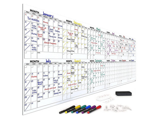 Large dry erase Whiteboard 100x36
