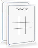 Tic Tac Toe Dry Erase Board 9x6 Inch Double-Sided Reusable