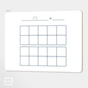 Dry Erase Ten Frame Area Model Board 9" x 12" Double Sided