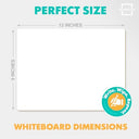 9x12 Inch Small Handheld Dry Erase Boards (2 Pack)