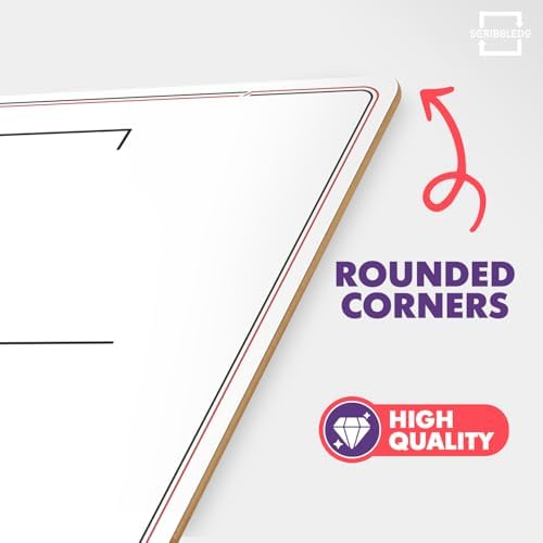 9”x12 Dry Erase Double-Sided Hangman Whiteboard