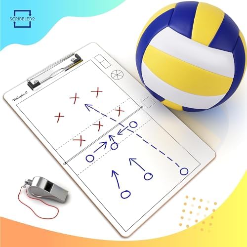 Volleyball Dry Erase Rotation Board 15x9 Inch