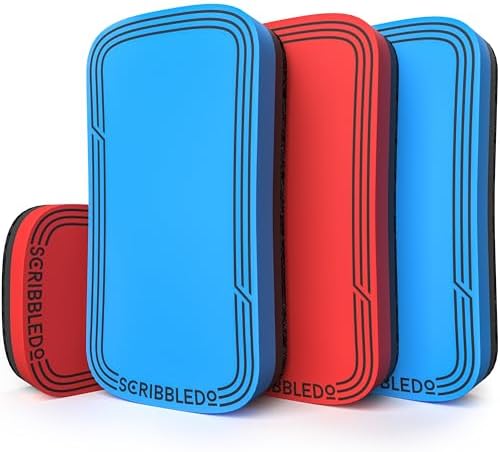 Magnetic Whiteboard Erasers (4 Pack)