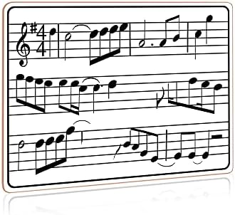 9" X 12" Double Sided Dry Erase Music Staff Whiteboard Lapboard