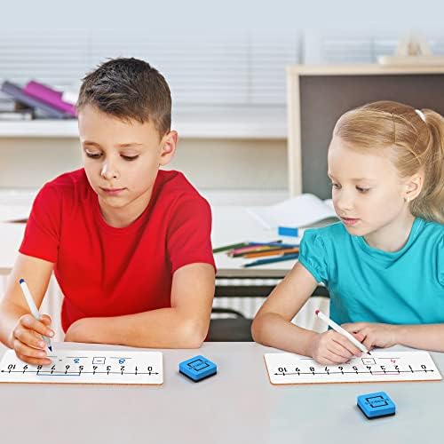 Dry Erase Number Line Lapboards 4x12 Double Sided 1-10 & 20 (5 Pack)