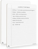 Dry Erase Notebook College Ruled 9"x12" Double Sided