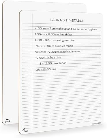 Dry Erase Notebook College Ruled 9"x12" Double Sided