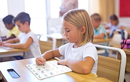 Dry Erase Alphabet Tracing Board 9x12 inch (2 Pack)