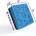 30 Pack Dry Erase Erasers Assorted Colors Magnetic