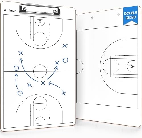 15x9 Inch Volleyball Dry Erase Board with Rotation Wheel