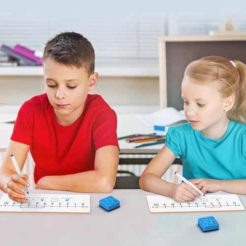 Dry Erase Number Line Boards 4x12 Double Sided 1-10/1-20 (10 Pack)