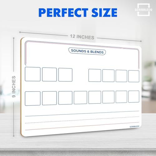 Elkonin Boxes Dry Erase Board 9x12 Inch