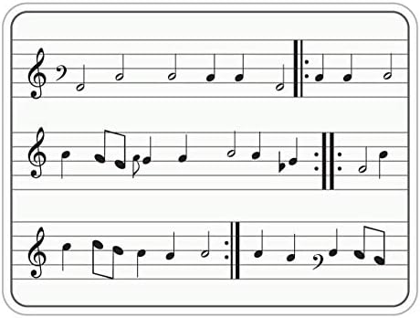 Dry Erase Music Staff Lap White Boards 9"x12" Double Sided (10 Pack)