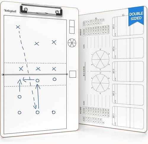 Volleyball Dry Erase Rotation Board 15x9 Inch