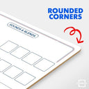 Elkonin Boxes Dry Erase Board 9x12 Inch
