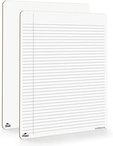 Dry Erase Notebook College Ruled 9"x12" Double Sided